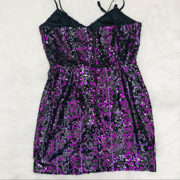 Parker Joanie Sequined Mini Dress - Picture 3 of 15
